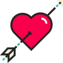 arrow,heart,love,valentines day,love and romance,romantic,lovely,cupid,romanticism