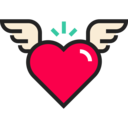interface,heart,shapes,like,lover,peace,loving,valentines day,love and romance,wings
