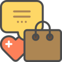 seo and web,chat,shopping,favorite,activity