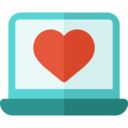 electronics,technology,computer,laptop,heart,love,electronic,computing,valentines day