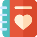 love,notebook,valentines day,hearts,diary