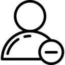 multimedia,avatar,remove,delete,user,profile,people,social,stick man