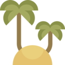 nature,tropical,palm tree,island,oasis,desert