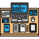 office,profession,desk,workspace,journalist,utensils