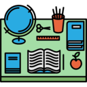 office,profession,teacher,desk,workspace,utensils