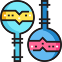 music and multimedia,musical instrument,music,birthday and party,maracas,tropical,shaker