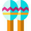 music and multimedia,musical instrument,music,birthday and party,maracas,tropical,shaker