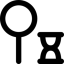 hourglass,interface,signs,maps and location,pin,map pointer,map point,map location,placeholder,wait