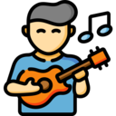 music and multimedia,music,musical,user,people,person,acoustic guitar,guitar,play,player,quaver,happy,playing