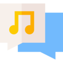 music,multimedia,speech bubble,conversation,communications,chat