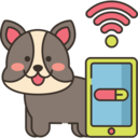 animals,mammal,pet,ui,electronics,interface,smartphone,communications,animal kingdom,dog,animal,signal,scanner,mobilephone,scanning