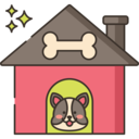 animals,pet,architecture and city,home,architecture,cat,kennel,bone,pet house