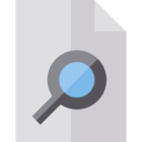 file,magnifying glass,document,files and folders,archive,search,loupe