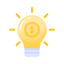 business and finance,dollar,smart,solution,lightbulb ok 