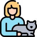 animals,pet,woman,avatar,user,people,heart,girl,cat