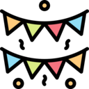 flag,flags,decoration,entertainment,party,birthday and party,garlands,ornaments,garland