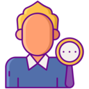 magnifying glass,commerce and shopping,user,people,marketing,loupe,prospect