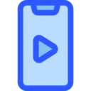 multimedia,play button,smartphone,marketing ok 