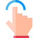 ui,click,finger,hand,hands and gestures,tap,one,click here