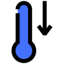 weather,temperature,thermometer,fahrenheit,celsius,degrees,mercury,down arrow