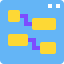 Statistic graph and charts icon 64x64