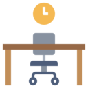 clock,furniture and household,office,work,desk,routine