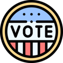 united states of america,miscellaneous,sticker,usa,voting,vote,election