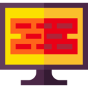 technology,computer,security,networking,computing,fire,flame,wall