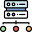 Database & servers icon 64x64