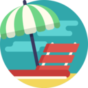 beach,summer,holidays,sun umbrella,vacations,Sunbed