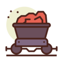 industry,sand,train,rock,material,coal,resources
