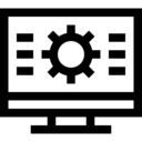 computer,cogwheel,monitor,screen,settings,installment plan