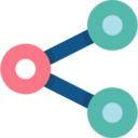 share,multimedia,social media,connector,circles,social network