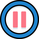 ui,interface,music player,multimedia,signs,video player,multimedia option,pause ok 