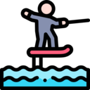 sports and competition,water,skiing,sit,hydrofoil