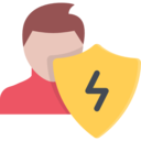 shield,security,avatar,protection,user,profile,people,social,electrical