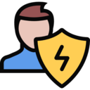 shield,security,avatar,protection,user,profile,people,social,electrical