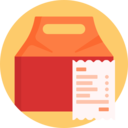 food,food and restaurant,box,commerce and shopping,commerce,receipt,takeaway,market