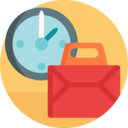 time,bag,delivery,clock,time and date,commerce and shopping,shop,commerce,takeaway ok 