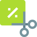 money,scissors,discount,commerce and shopping,commerce,percentage,sales,shapes and symbols,coupon,voucher
