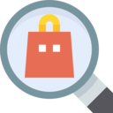 fashion,seo and web,magnifying glass,commerce and shopping,search,loupe,shopping bag,product,offer ok 
