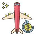 dollar,transportation,coin,circular arrows,Airfare,reimbursement ok 
