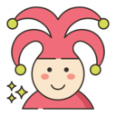 hat,birthday and party,carnival,clown,joker,jester