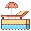 beach,summer,holidays,sun umbrella,vacations,Sunbed