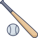 sports and competition,baseball,baseball bat,baseball ball