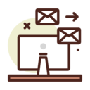 computer,arrows,communications,sending,plug,emails,desk,workspace