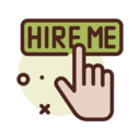 professions and jobs,online,recruit,button,remote,Hire,get hired