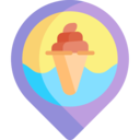 food,food and restaurant,maps and location,pin,placeholder,location,ice cream,ice cream shop