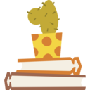 education,reading,books,educative,stack,cactus,plant pot,read,book stack