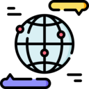 interface,multimedia,globe,speech bubble,communications,chat,social media,internet,worldwide,earth grid,social network,message